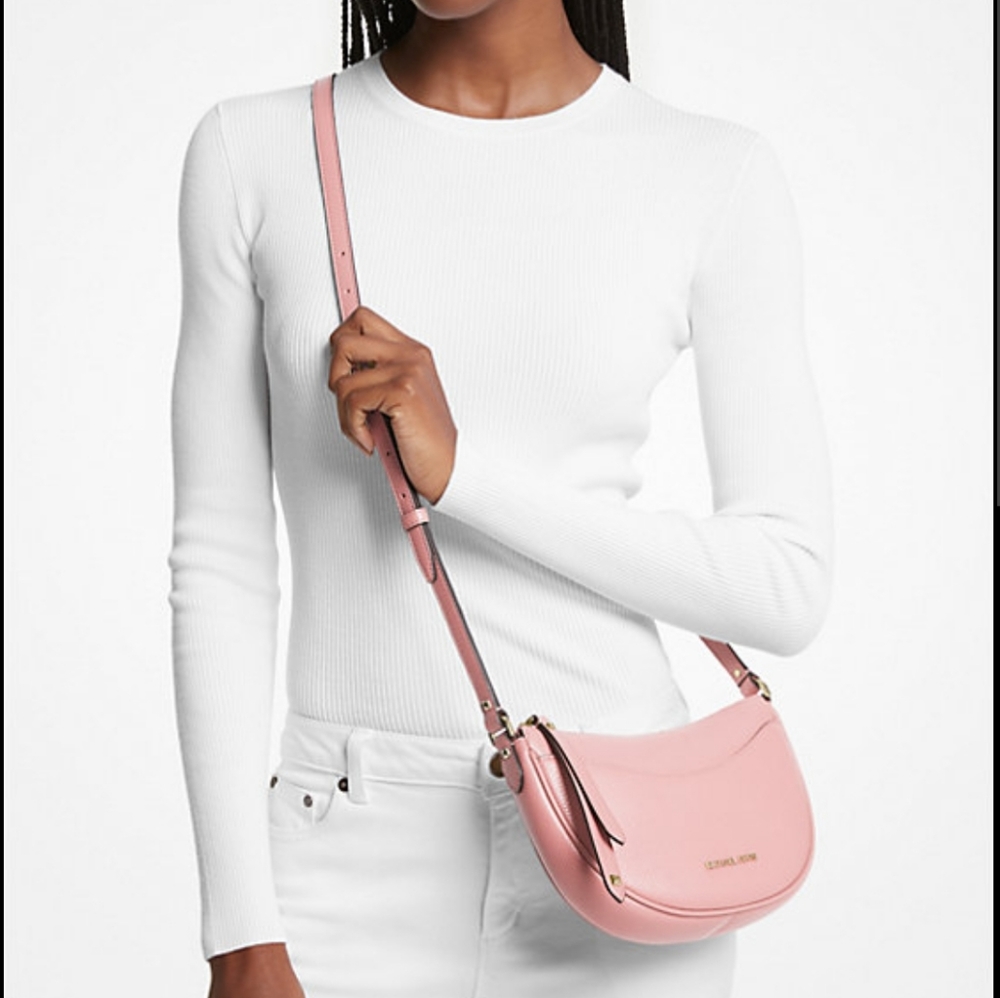 NWT Authentic Michael Kors dover half moon bag